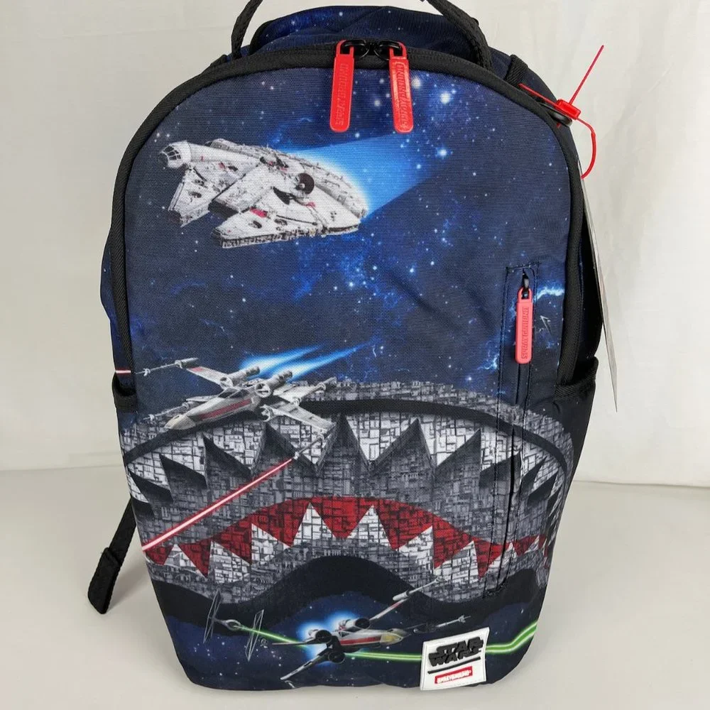 New Sprayground Star Wars Death Shark DLXV Backpack - Picture 1 of 11